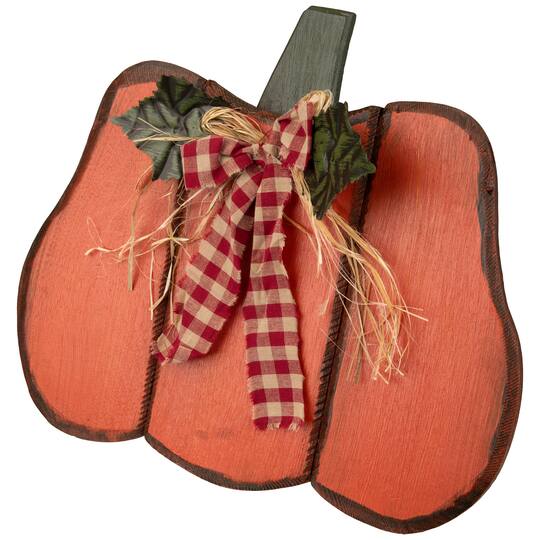 10" Green & Orange Fall Harvest Pumpkin